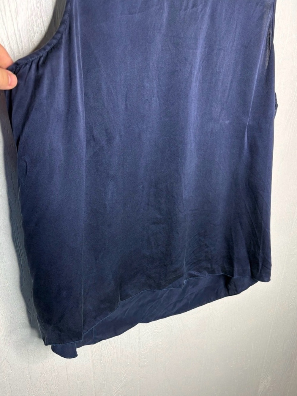 lunya washable silk pajamas Navy Tank & Shorts Sleep Set - Picture 3 of 11